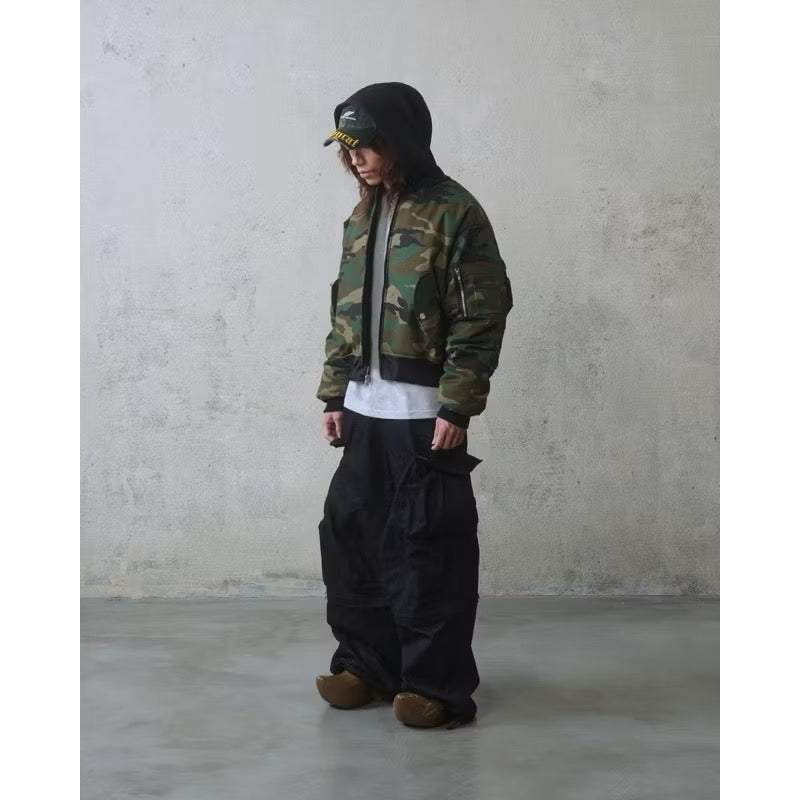 MBI | 2in1 FADED MILI PANTS - BLACK