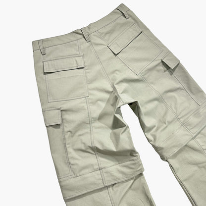 2IN1 Flare Cargo Pants - Mindful Gray