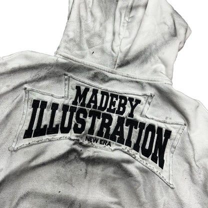 MBI | MBI DISTRESSED ZIP HOODIE - NAVY