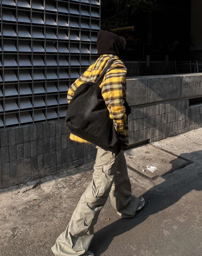 CHECKERED OVERSIZED FLANNEL