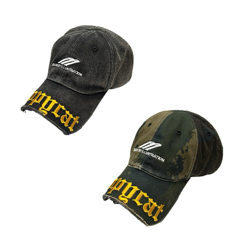 MBI | COPYCAT CUT PEAK CAP - FADED BLACK