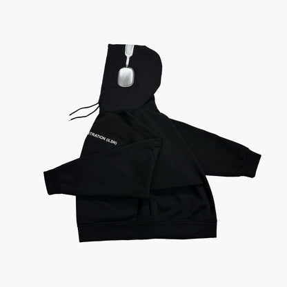 AirPods Max Hoodie - Black Silver