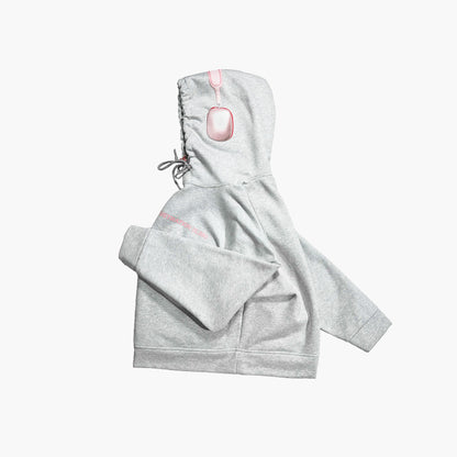 AirPods Max Hoodie - Gray Pink