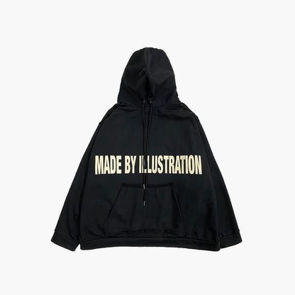 Upside Down Hoodie - Black