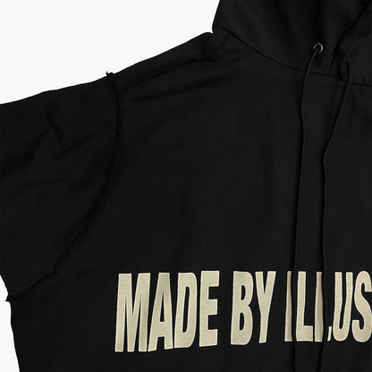 Upside Down Hoodie - Black