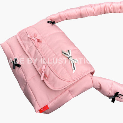 Layer Quilted Bag - Pink