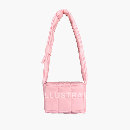 Layer Quilted Bag - Pink