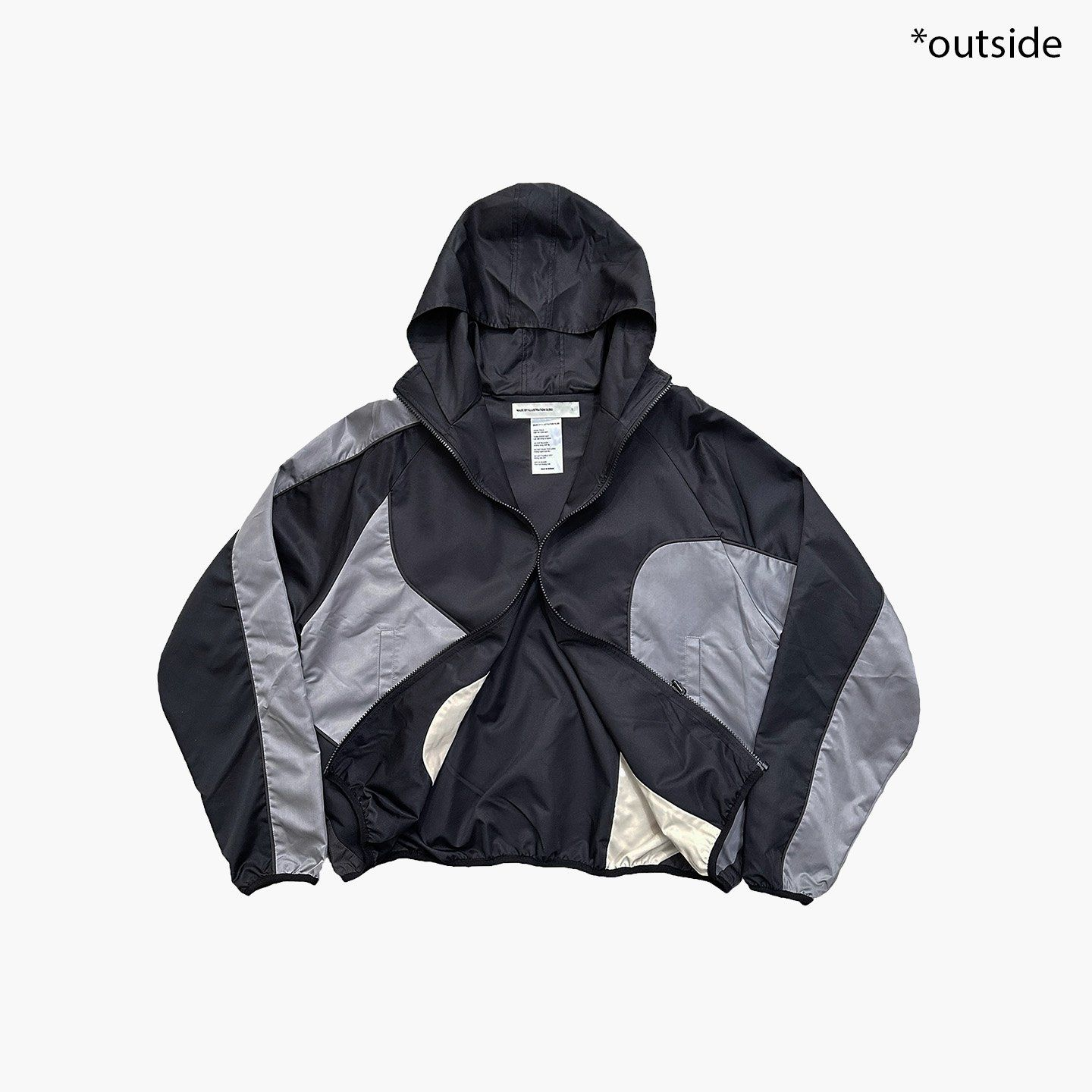 Reversible Nylon Jacket - Black