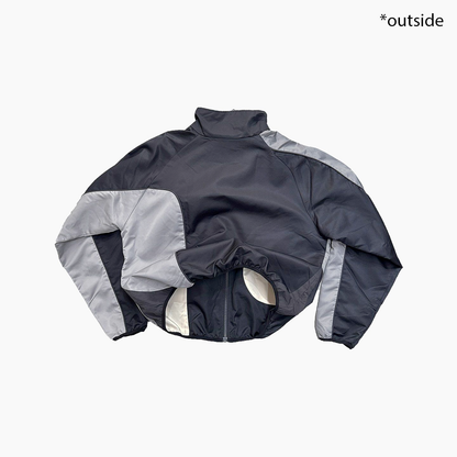 Reversible Nylon Jacket - Black