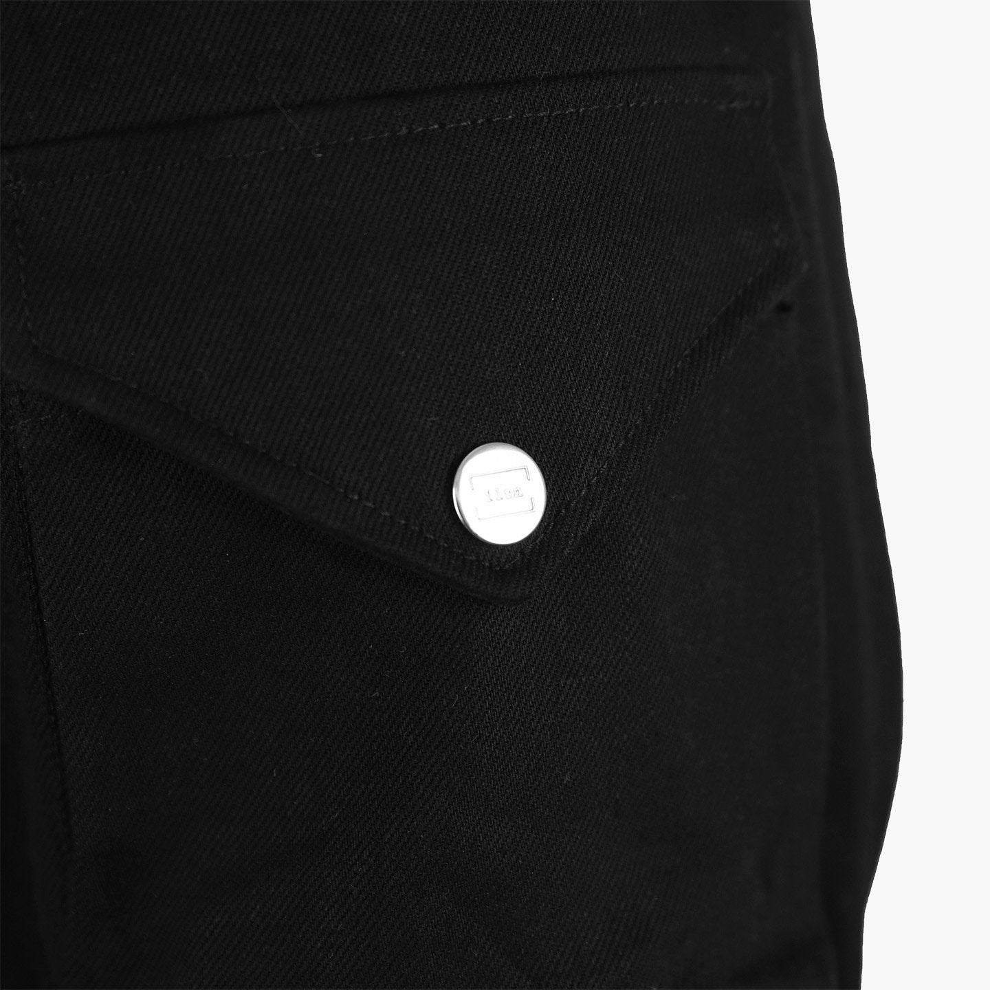 Flare Pockets Pants - Black