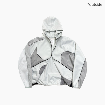 Reversible Nylon Jacket - Light Gray