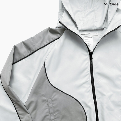 Reversible Nylon Jacket - Light Gray