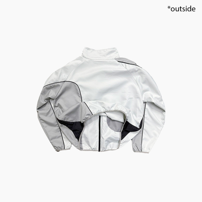 Reversible Nylon Jacket - Light Gray