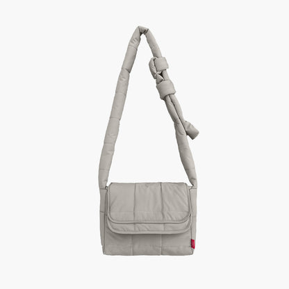 Layer Quilted Bag - Taupe Gray