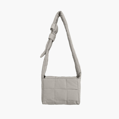 Layer Quilted Bag - Taupe Gray