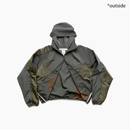 Reversible Nylon Jacket - Olive