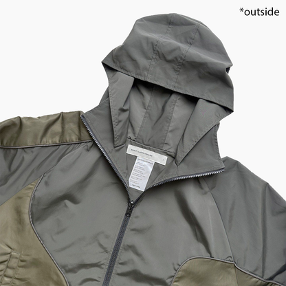 Reversible Nylon Jacket - Olive