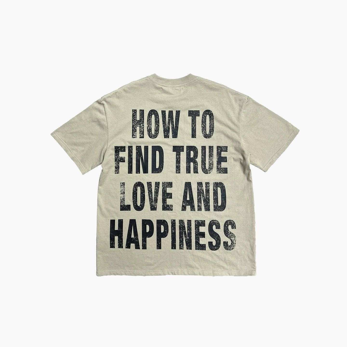 Love & Happiness T - Smokey Taupe