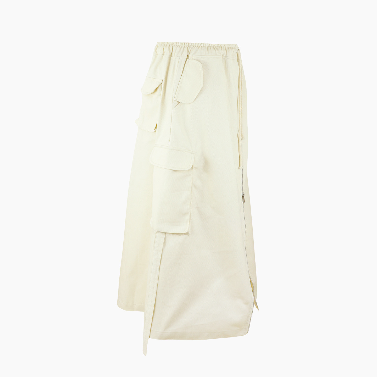 Venom Long Skirt - Cream White